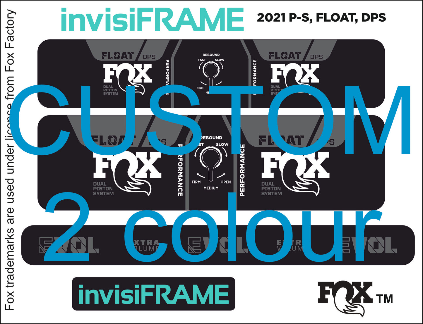 Fox Float DPS Performance 2021 Decals