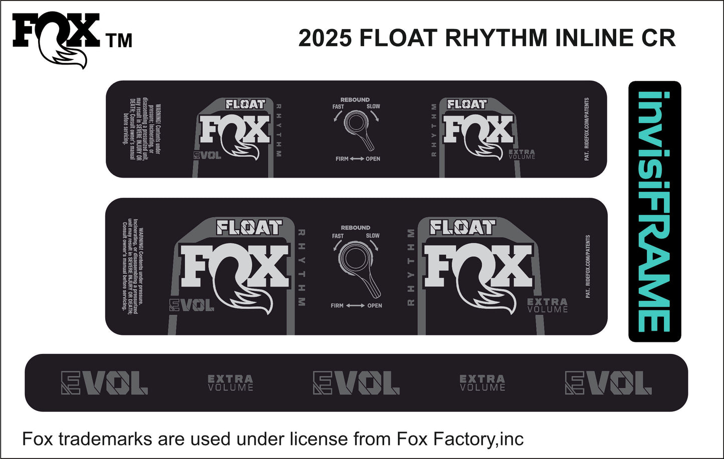 Fox Float Rhythm inline CR 2025 decal