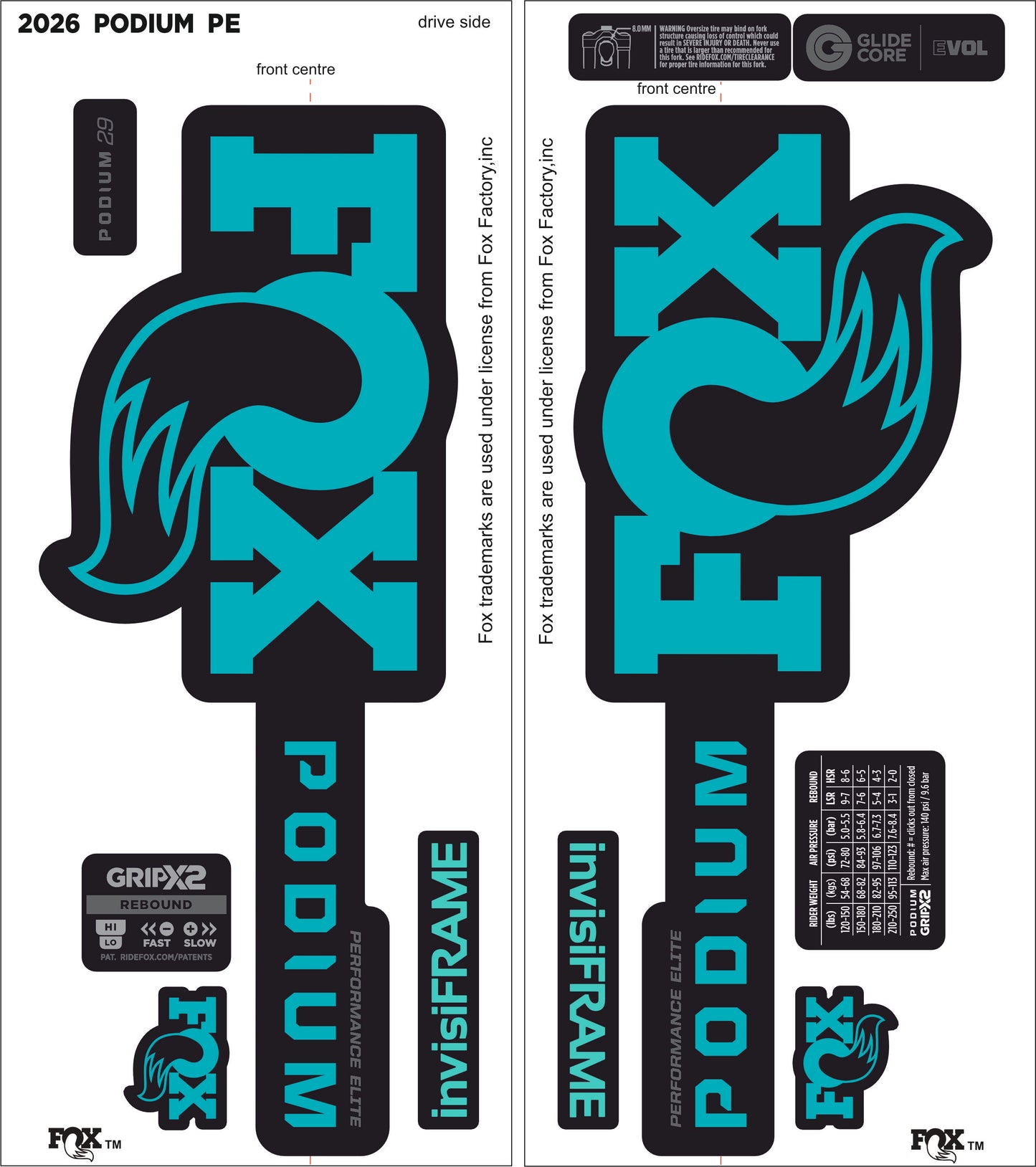 FOX PODIUM PERFORMANCE ELITE 2026