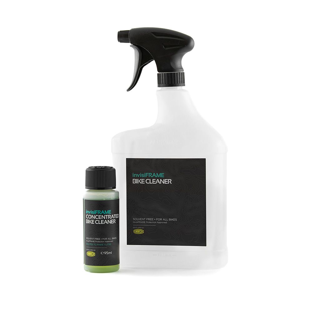 invisiFRAME Bike Cleaner 95ml Concentrate & 1l Spray Bottle