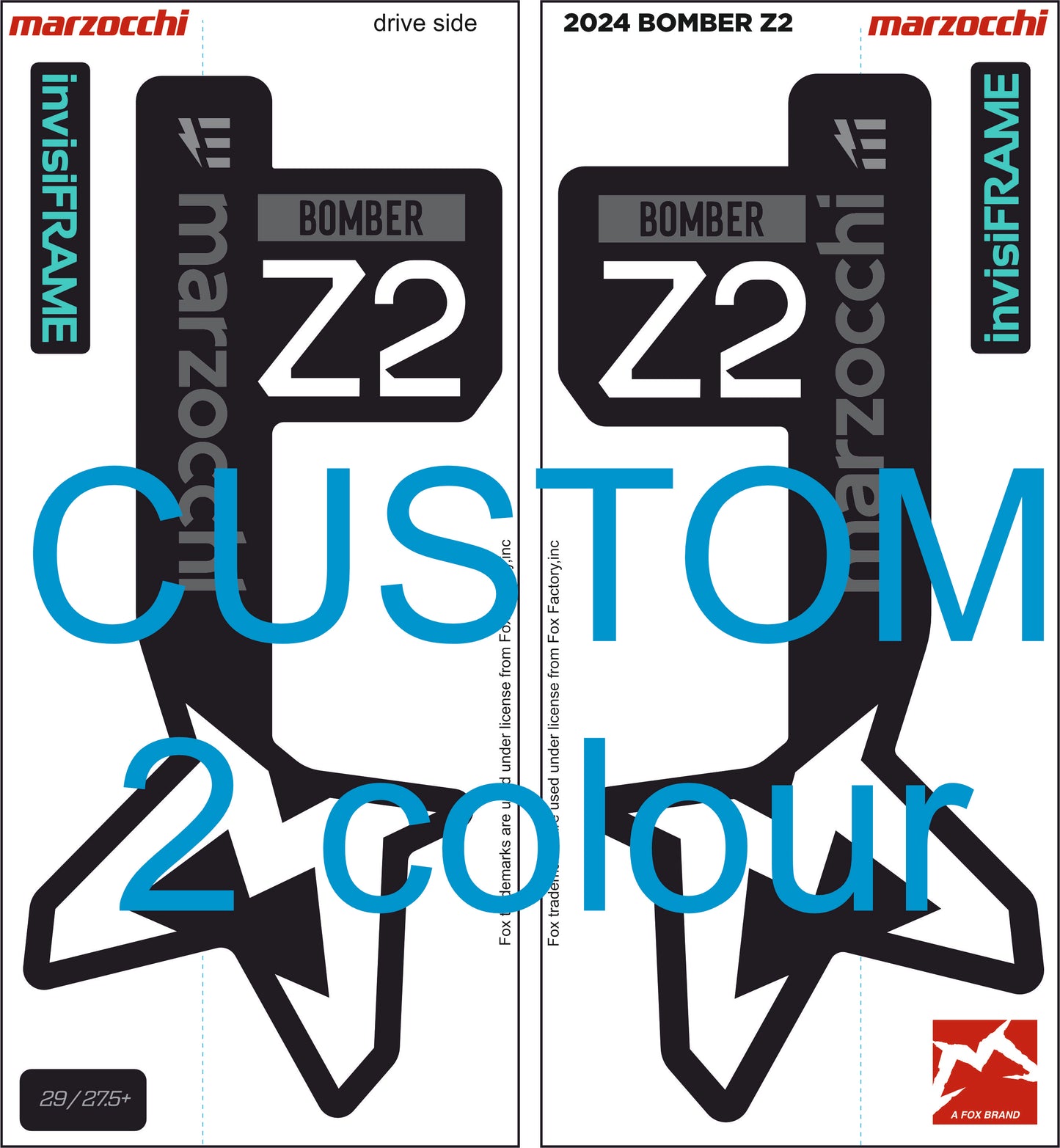 Marzocchi Bomber Z2 eOptimized 2024 Decals