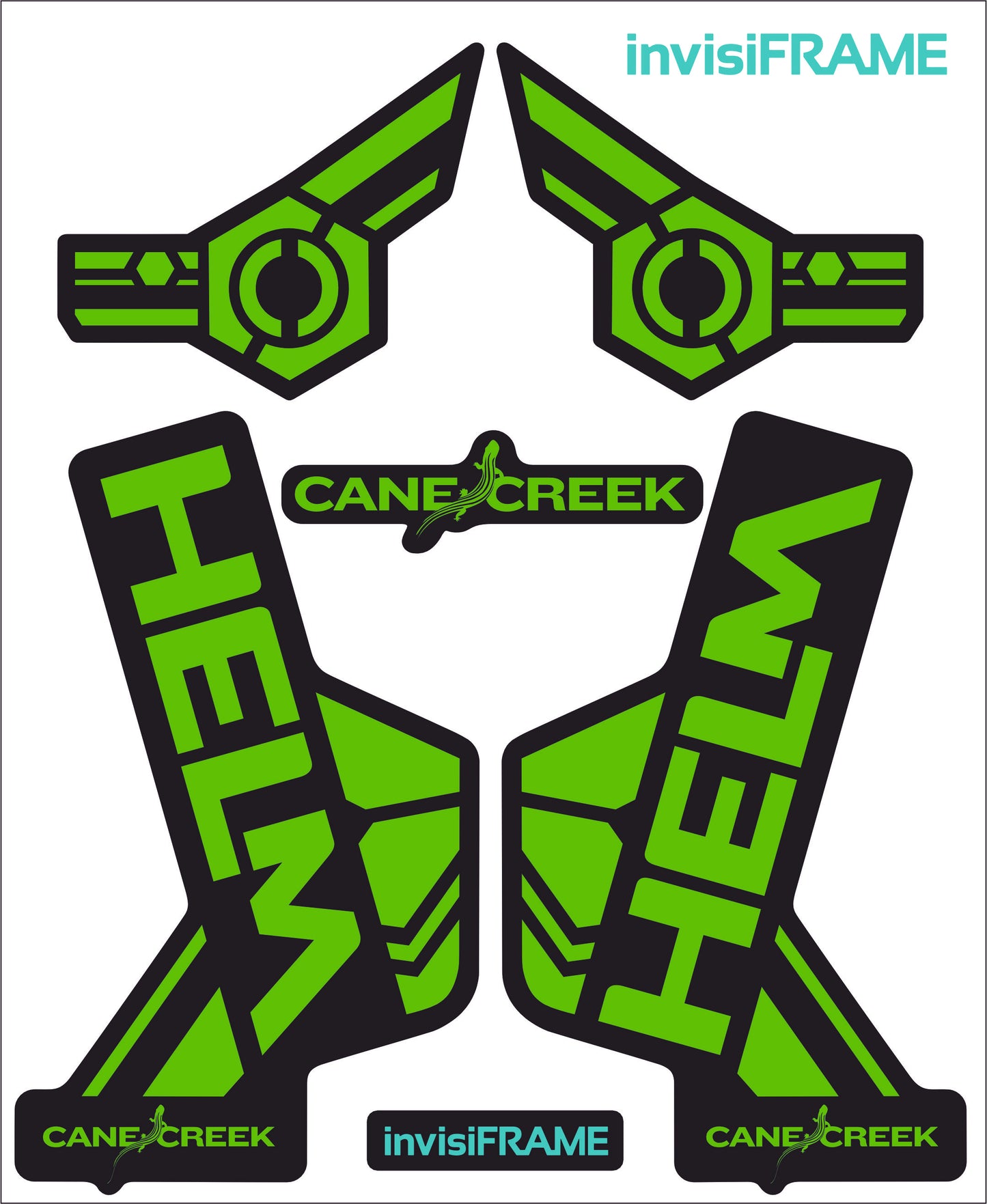 Cane Creek Helm Fork Decals 2018-2019-2020