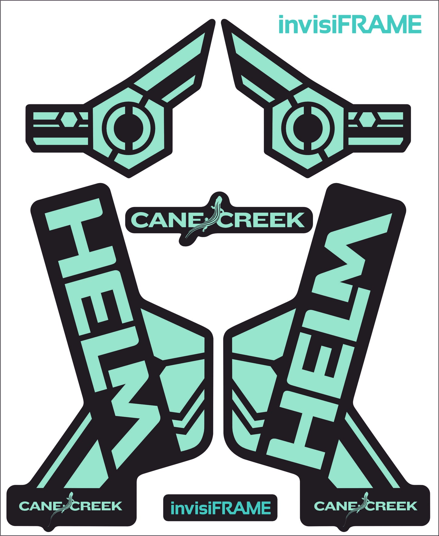 Cane Creek Helm Fork Decals 2018-2019-2020