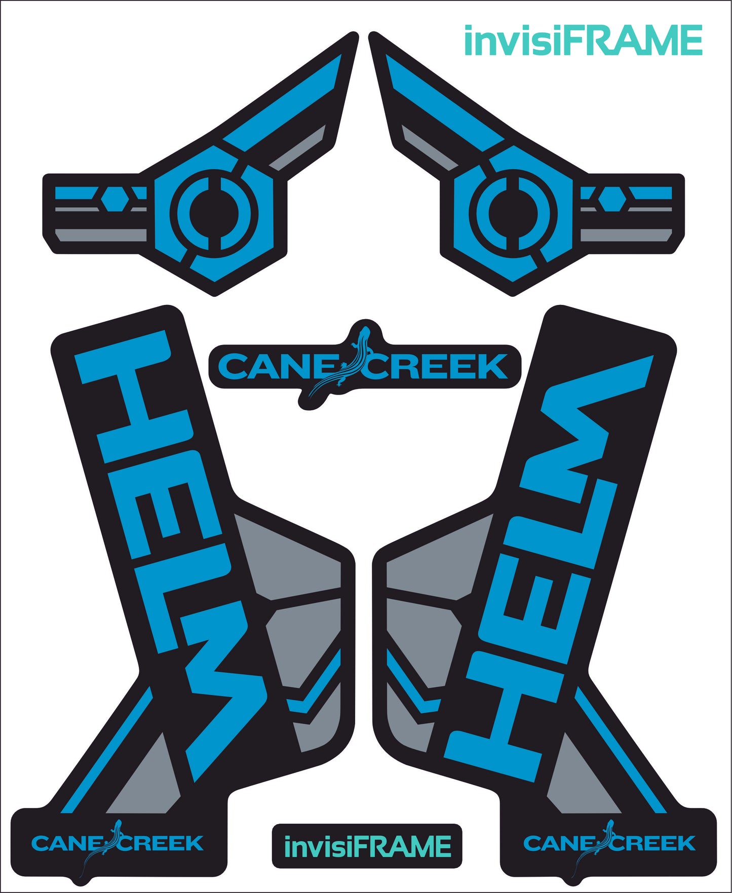 Cane Creek Helm Fork Decals 2018-2019-2020