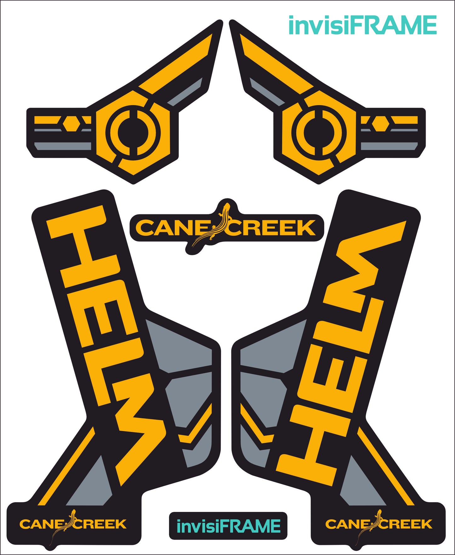 Cane Creek Helm Fork Decals 2018-2019-2020