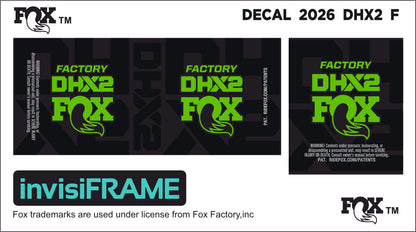 Fox DHX2 Factory 2026 Decals