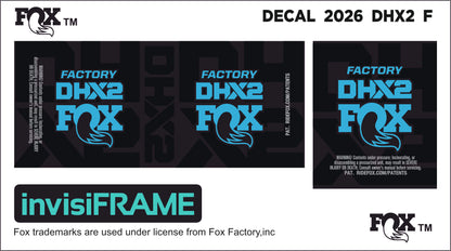 Fox DHX2 Factory 2026 Decals