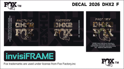 Fox DHX2 Factory 2026 Decals
