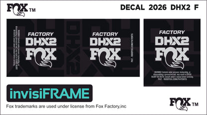 Fox DHX2 Factory 2026 Decals