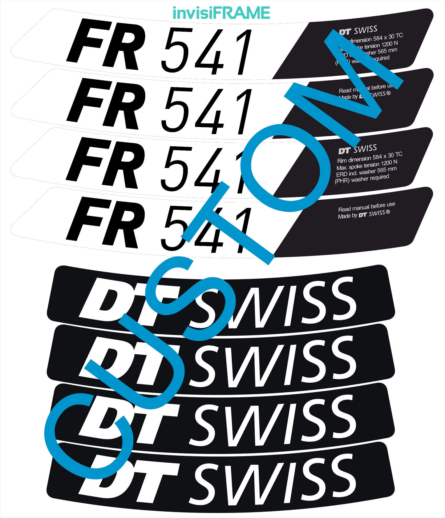 DT Swiss FR541 DECALS