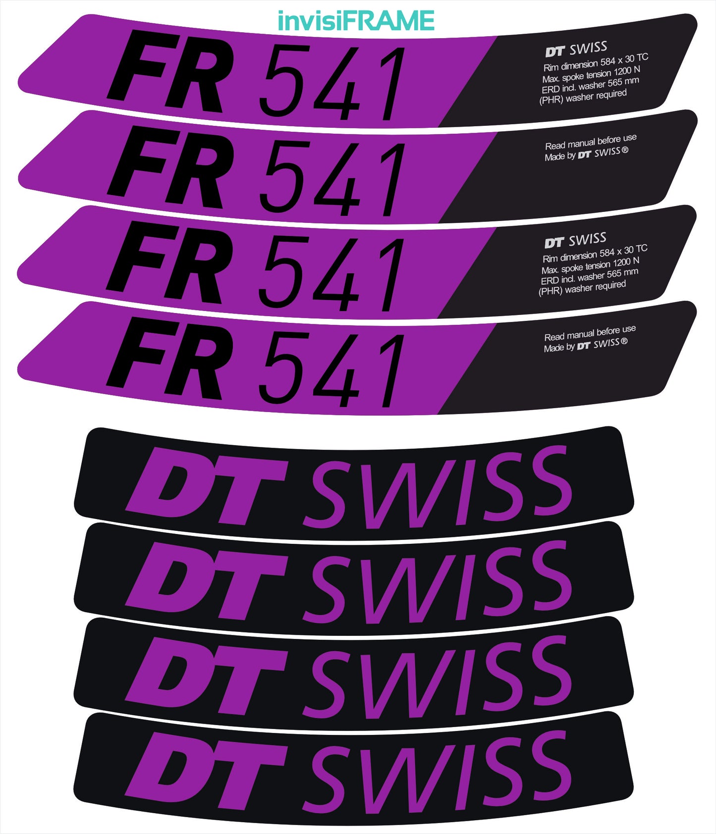 DT Swiss FR541 DECALS