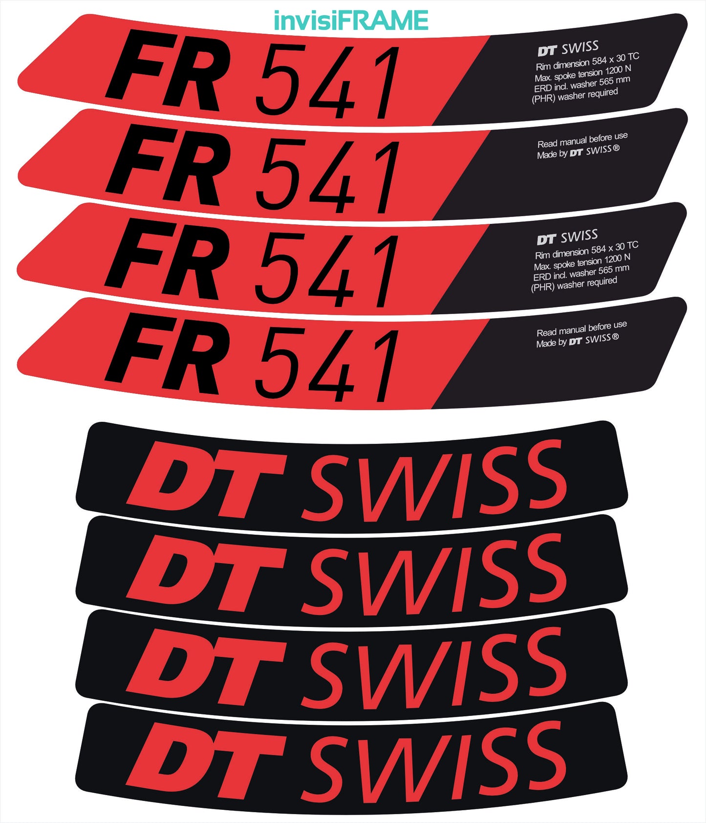 DT Swiss FR541 DECALS