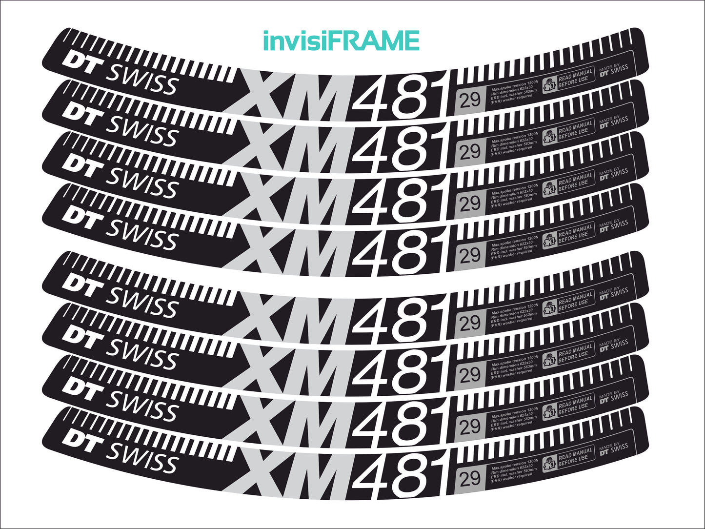 DT Swiss XM481 DECALS
