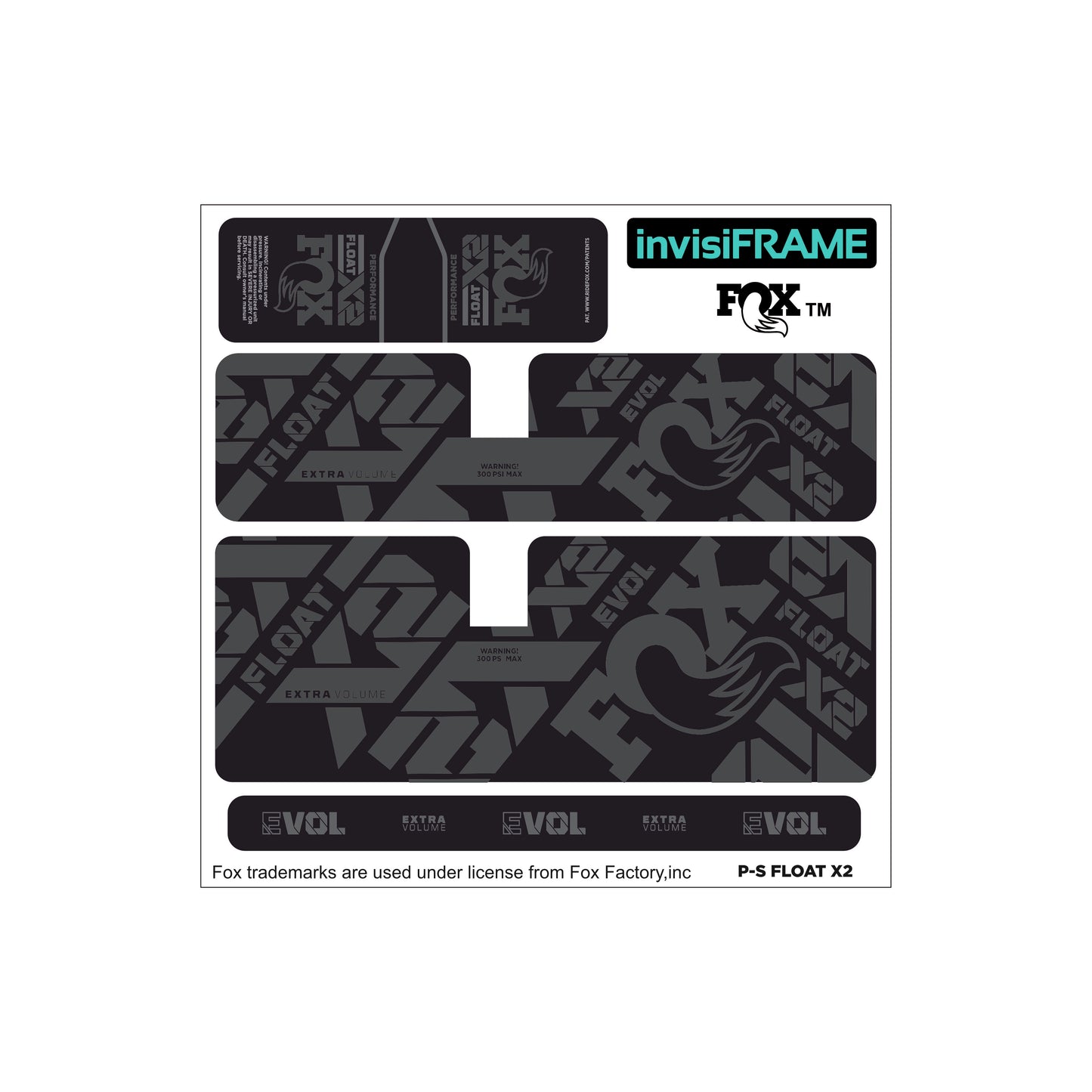 Fox Float X2 Performance 2022 Decals