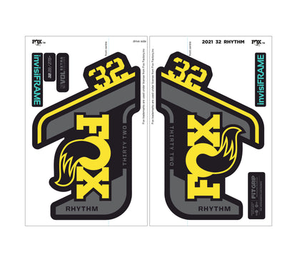 Fox 32 Rhythm 2021 decals
