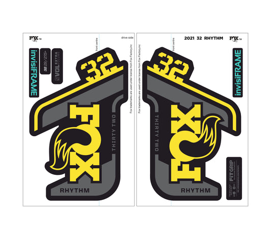 Fox 32 Rhythm 2023 decals