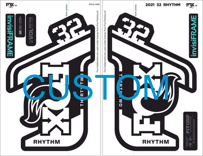 Fox 32 Rhythm 2021 decals