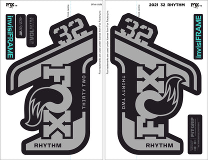 Fox 32 Rhythm 2021 decals