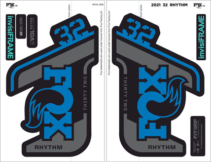 Fox 32 Rhythm 2021 decals