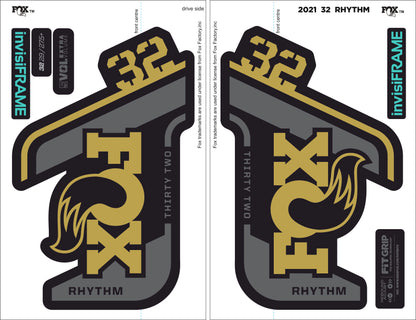 Fox 32 Rhythm 2021 decals