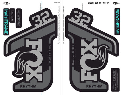 Fox 32 Rhythm 2021 decals