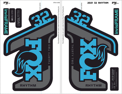 Fox 32 Rhythm 2021 decals