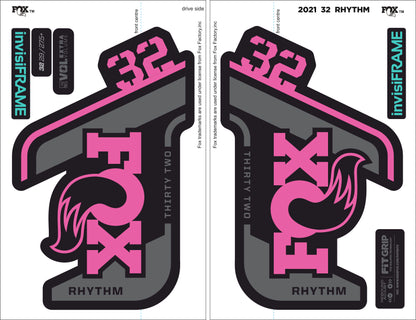 Fox 32 Rhythm 2021 decals