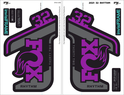 Fox 32 Rhythm 2021 decals