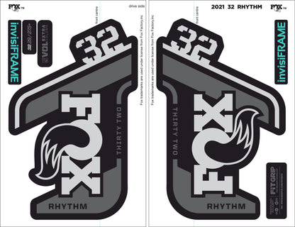 Fox 32 Rhythm 2021 decals