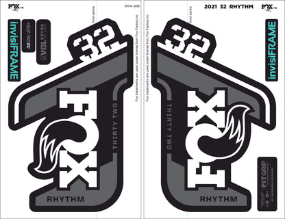 Fox 32 Rhythm 2021 decals