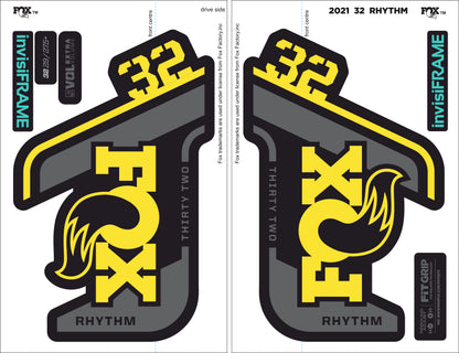 Fox 32 Rhythm 2021 decals
