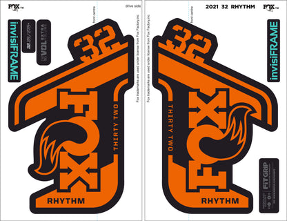 Fox 32 Rhythm 2021 decals