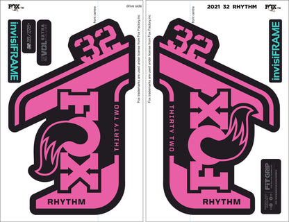 Fox 32 Rhythm 2021 decals