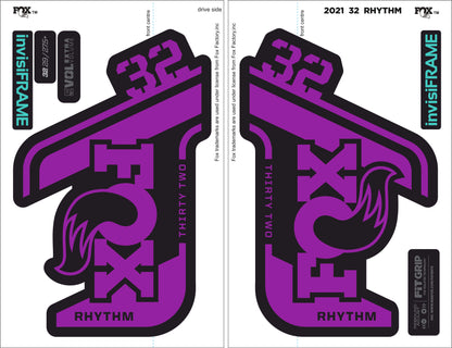 Fox 32 Rhythm 2021 decals