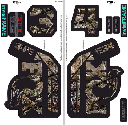 Fox 34 Factory E BIKE 2021 Decals