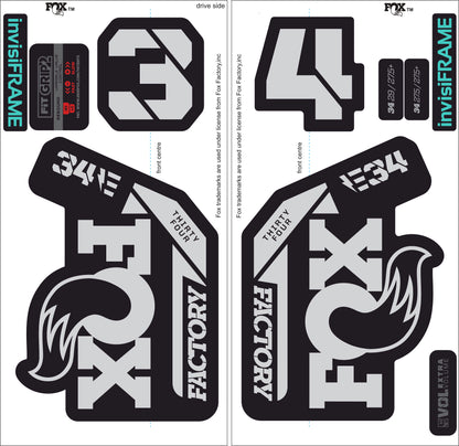 Fox 34 Factory E BIKE 2021 Decals