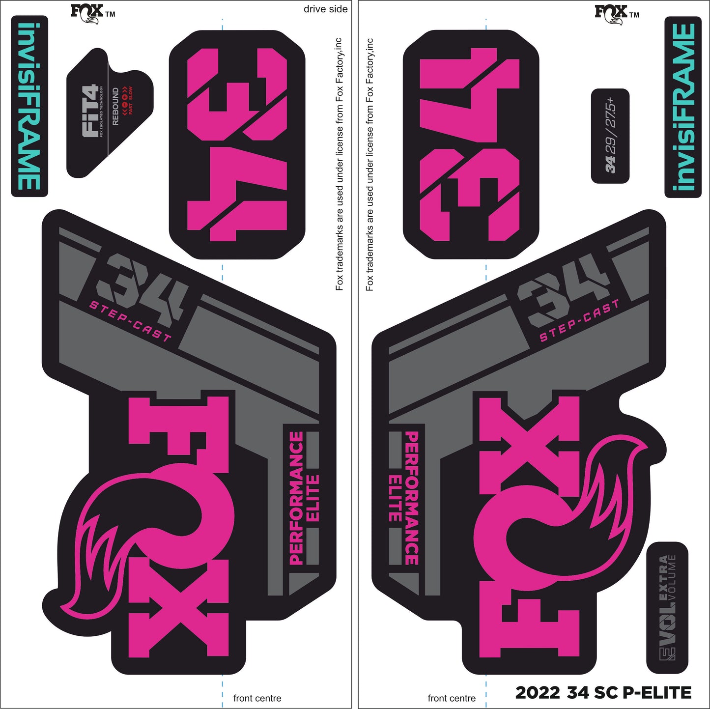 Fox 34 SC Performance Elite 2022