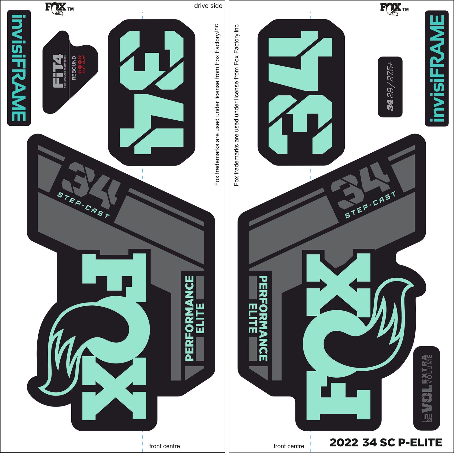 Fox 34 SC Performance Elite 2022