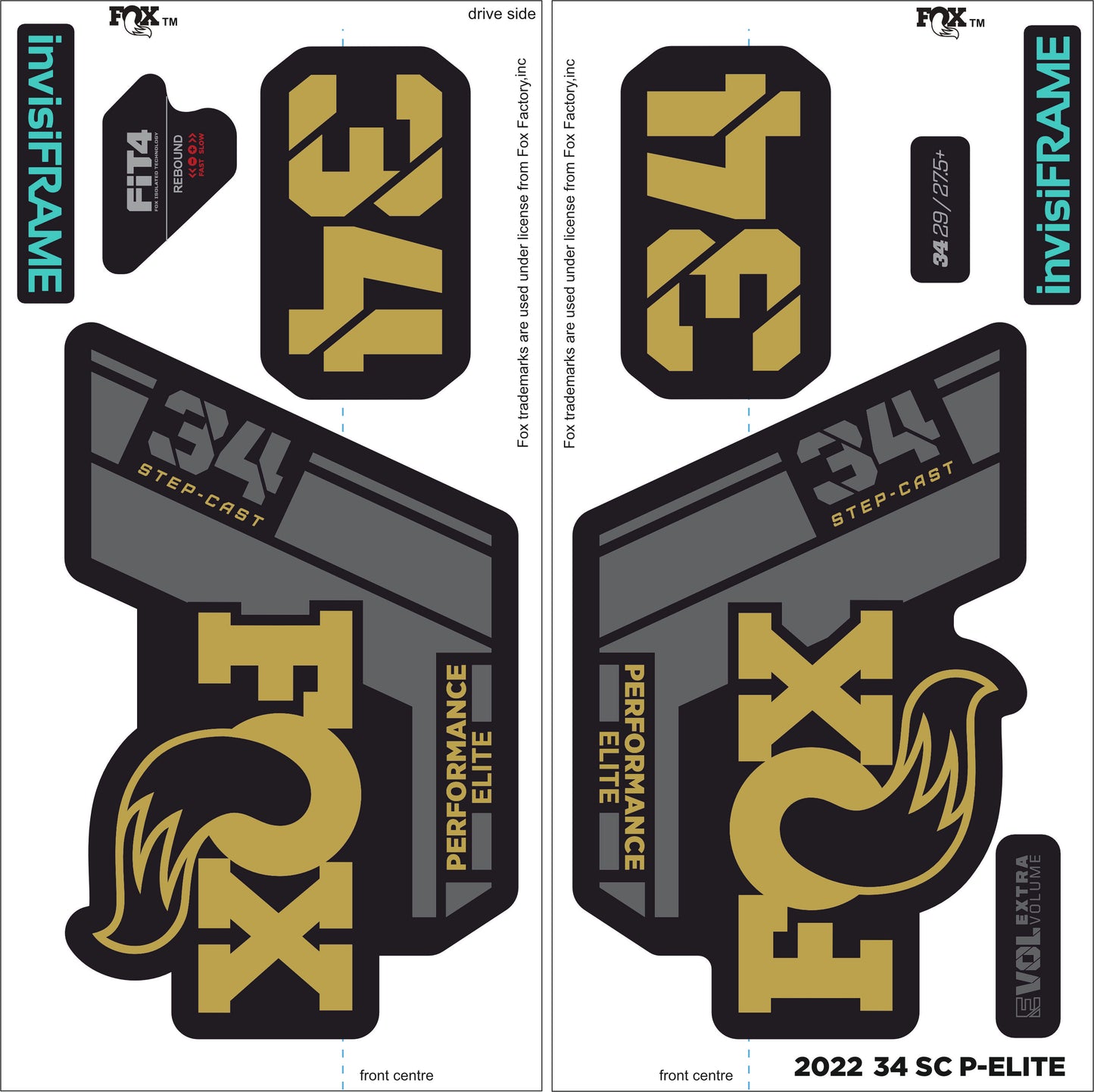 Fox 34 SC Performance Elite 2022