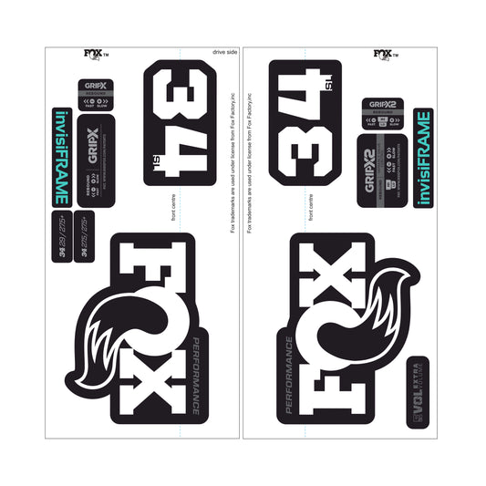 Fox 34 SL Performance 2026 DECALS