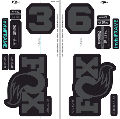 Fox 36 Factory 2026 Decals