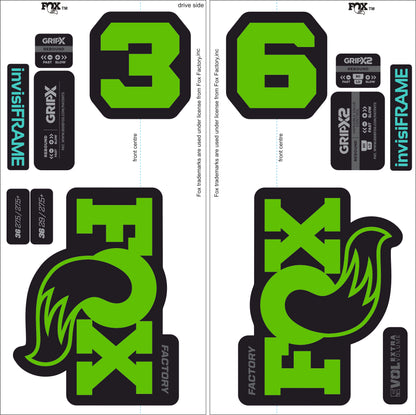 Fox 36 Factory 2026 Decals