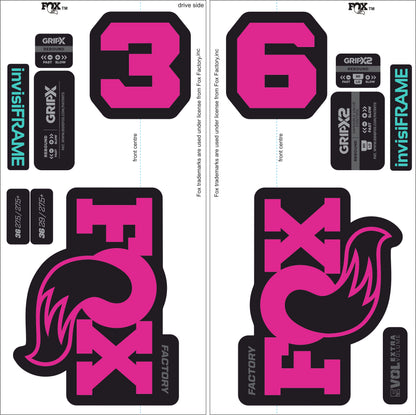 Fox 36 Factory 2026 Decals