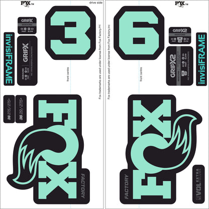 Fox 36 Factory 2026 Decals
