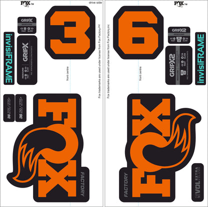 Fox 36 Factory 2026 Decals