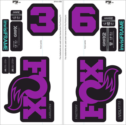 Fox 36 Factory 2026 Decals