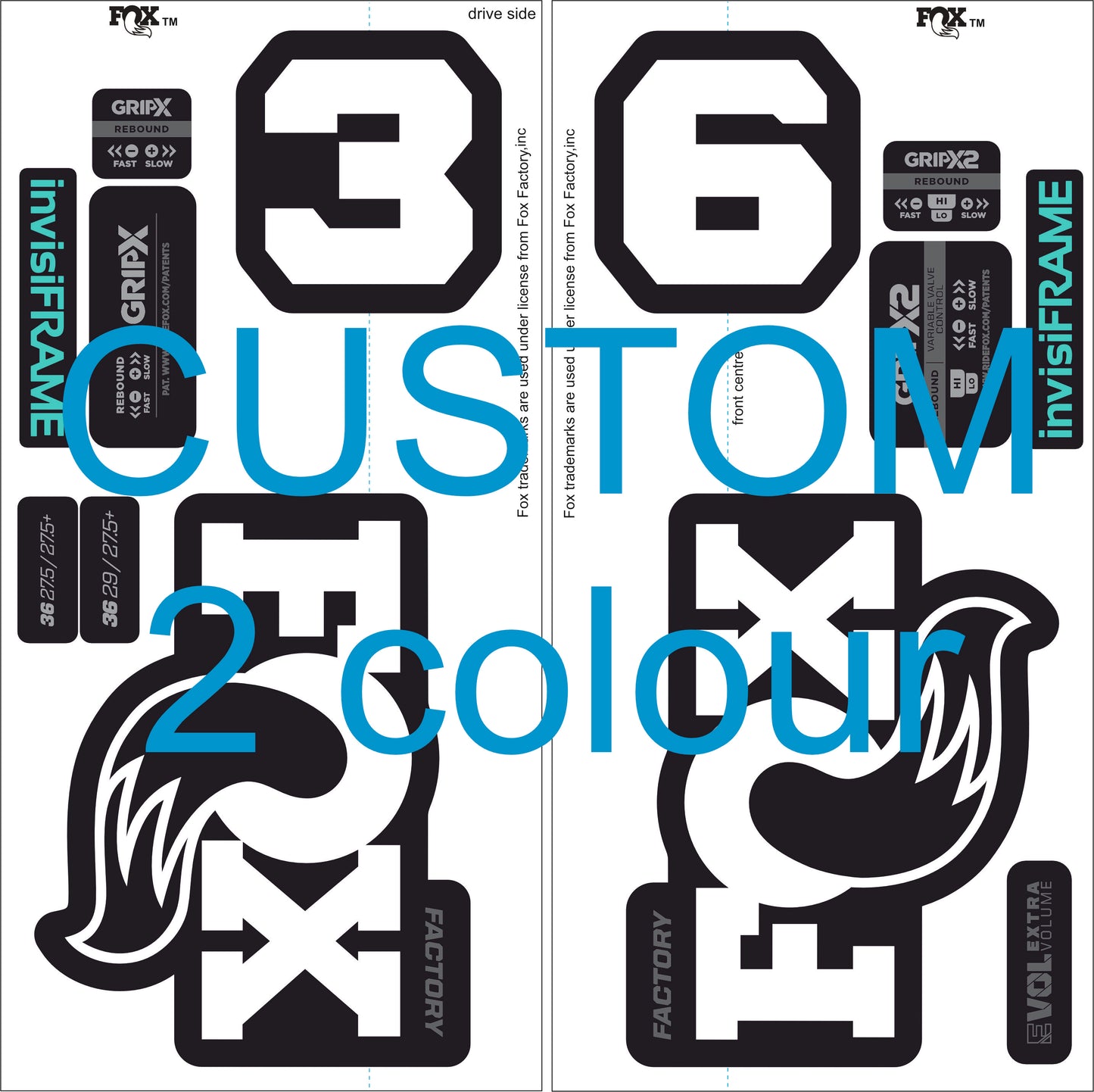 Fox 36 Factory 2026 Decals