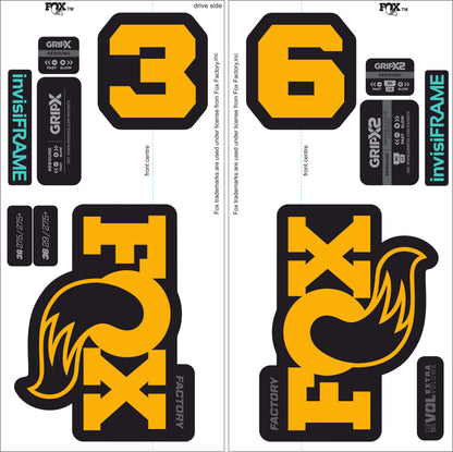 Fox 36 Factory 2026 Decals