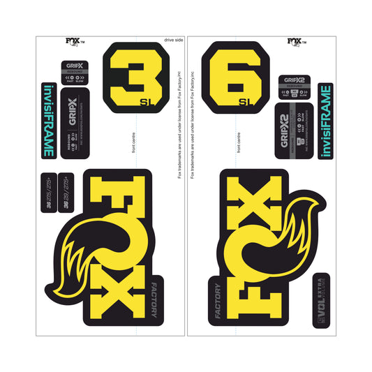 Fox 36 Factory SL 2026 Decals