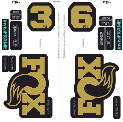 Fox 36 Factory SL 2026 Decals